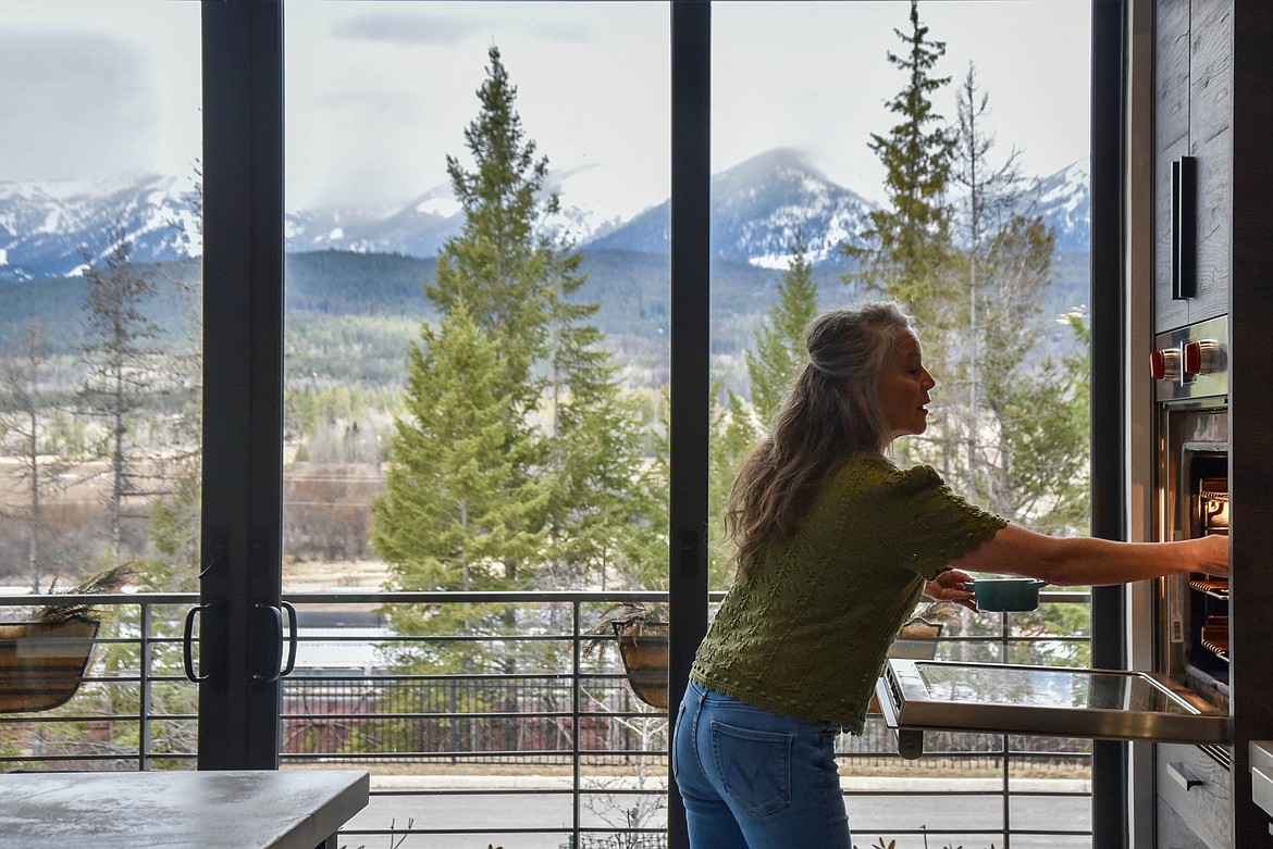 Gina Simmonds can often be found in the kitchen of her Whitefish home. (Kate Heston/Daily Inter Lake)
