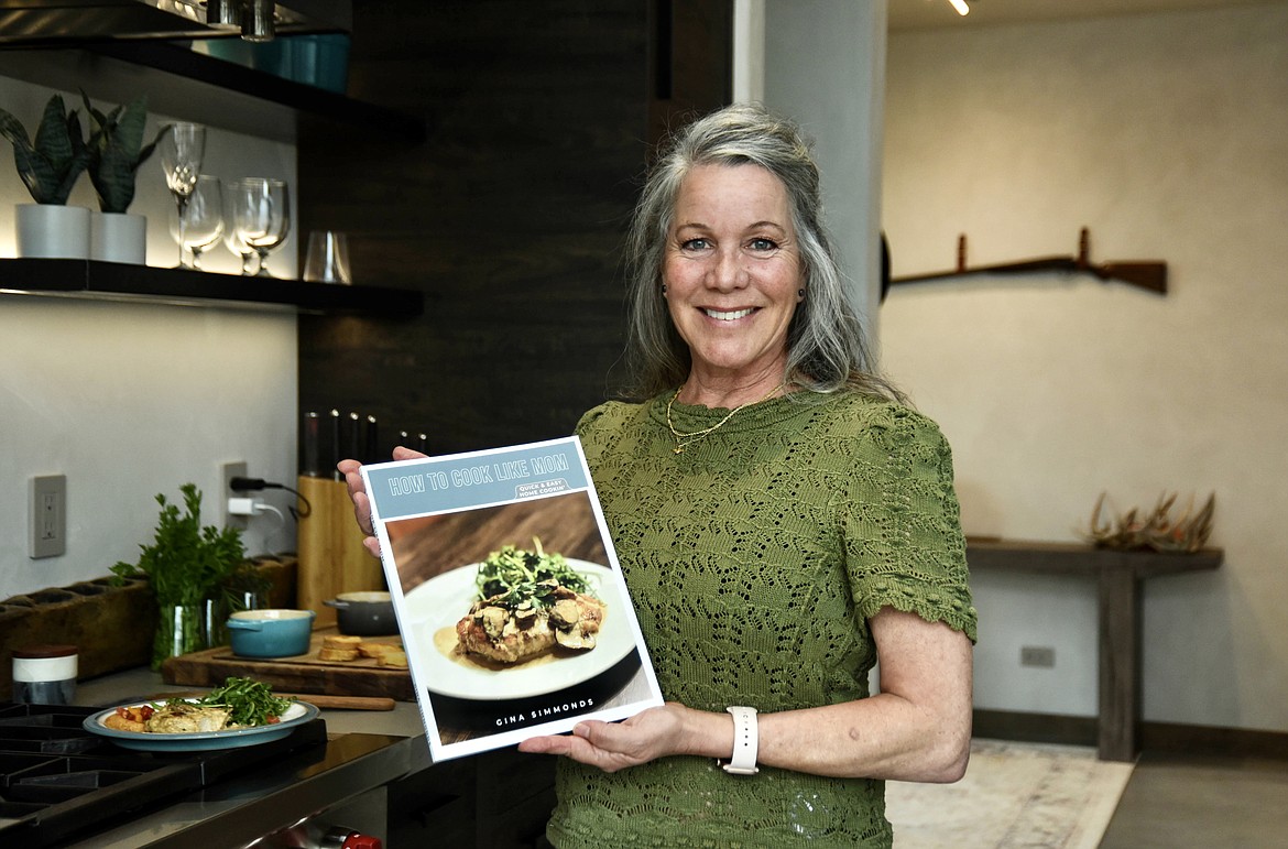 Gina Simmonds, author of "How to Cook Like Mom," at her home in Whitefish on March 21, 2024. (Kate Heston/Daily Inter Lake)