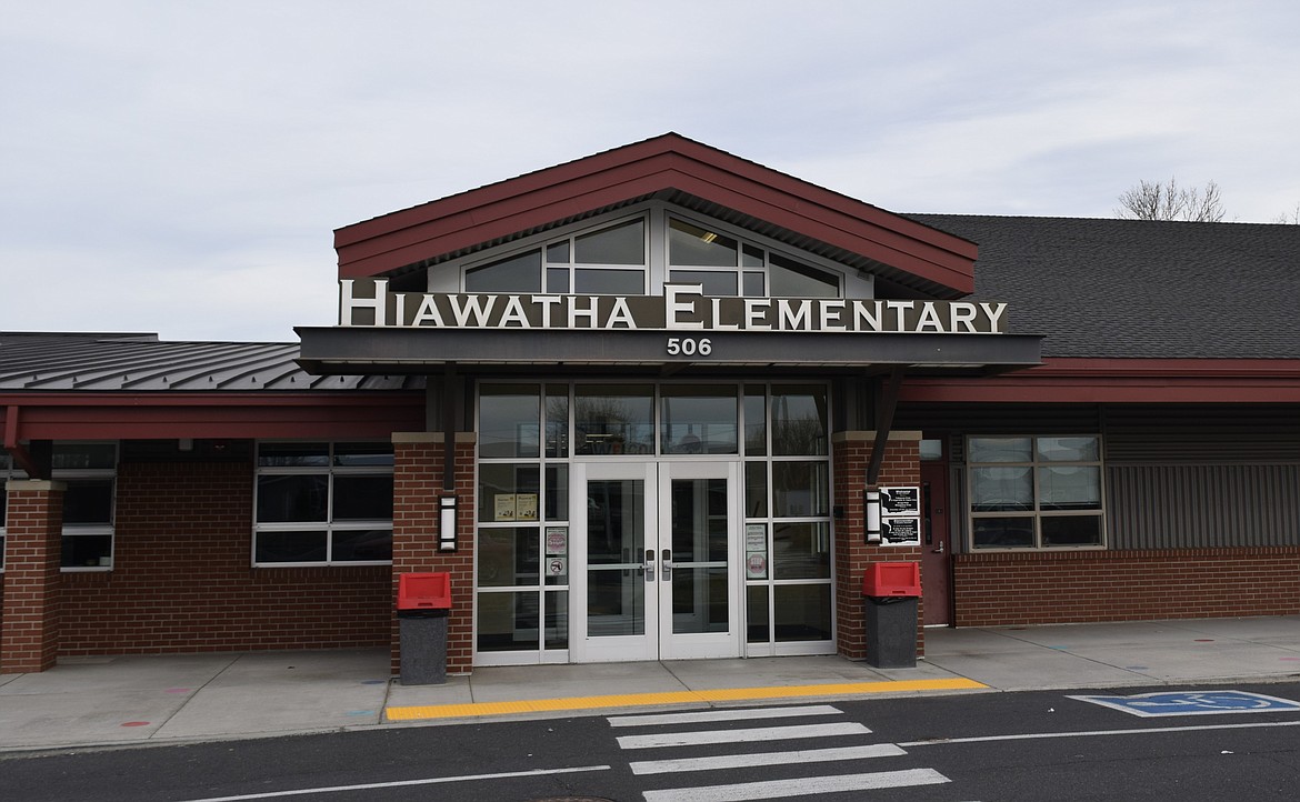 Exterior of Hiawatha Elementary School in Othello, which was awarded $1,000 for the purchase of art supplies after fifth-grader Logan Hampton’s popsicle stick art submission was selected as one of 40 national winners of Popsicle’s Stick with Art! competition.