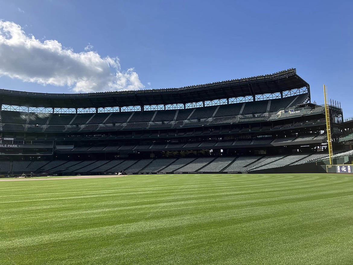 Moses Lake-based Northwest Turf Solutions completed a resurfacing of T-Mobile Park last month, and President Nathan Cox said grounds crew at the stadium was looking for a team to practice on the newly installed field before the Seattle Mariners begin their regular season.