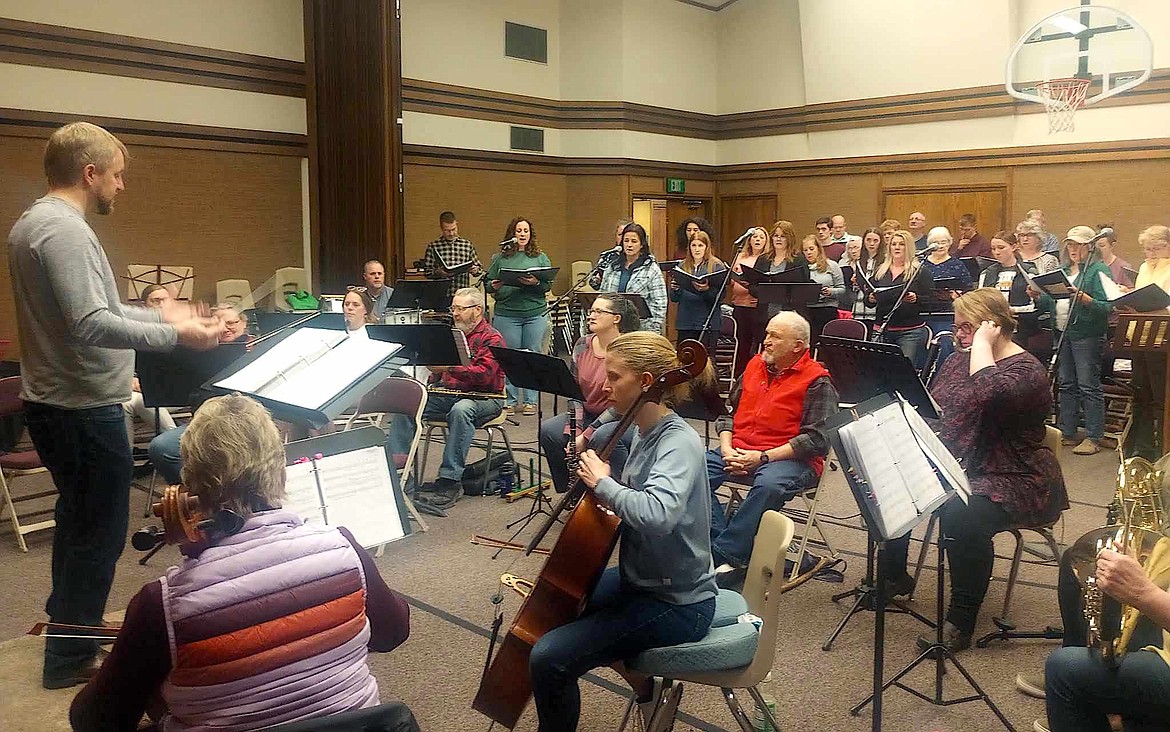 Several local musicians from Mineral County have spent the past two months driving to Missoula on Saturdays to practice for the annual presentation of Lamb of God. An Oratorio that depicts the life, death, and resurrection of Jesus Christ. A wonderful all volunteer production with free admission to see during Easter weekend in Missoula on March 29 and 30. (Photo courtesy/Denley Loge)