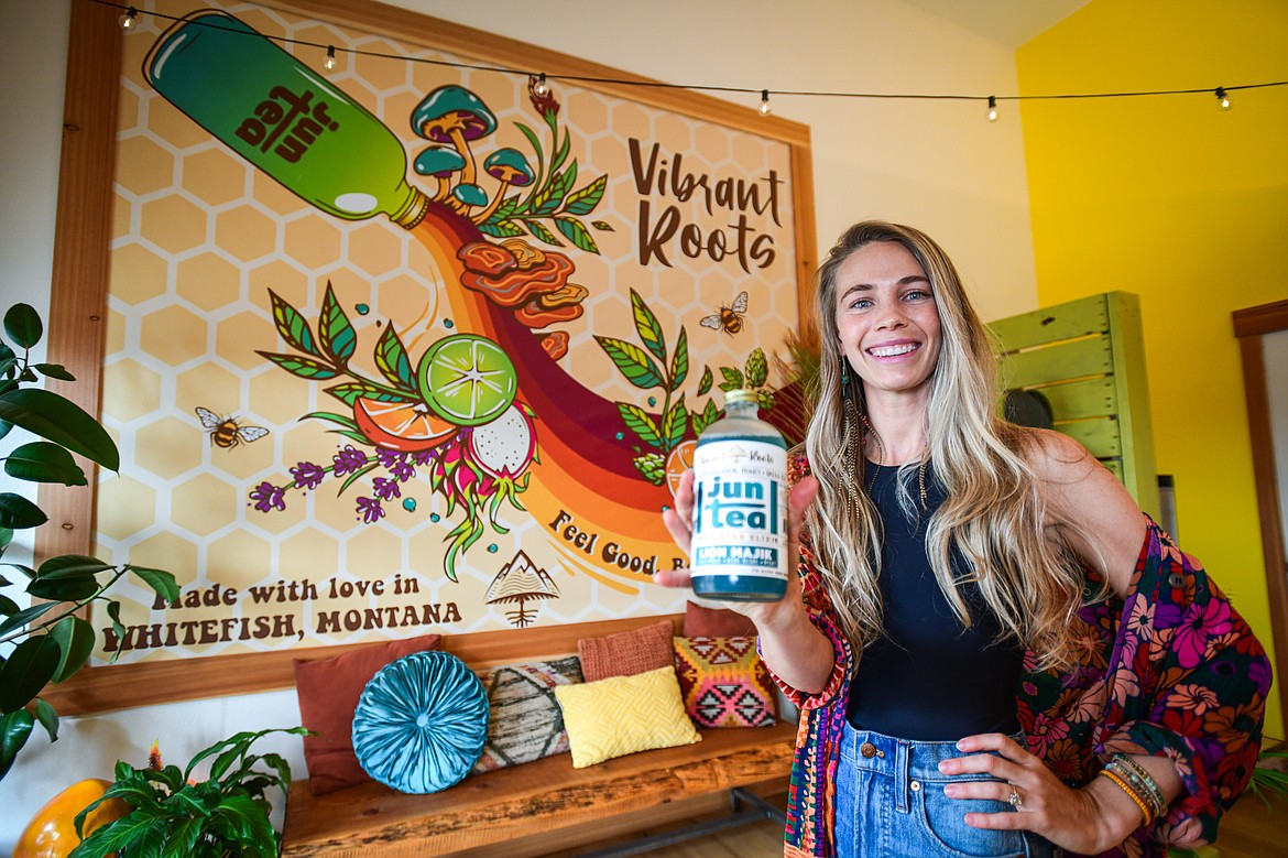 Brooke Lynn Dodson, owner of Vibrant Roots in Whitefish on Tuesday, March 26. (Casey Kreider/Daily Inter Lake)