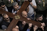 In Jerusalem, Palestinian Christians observe scaled-down Good Friday rituals