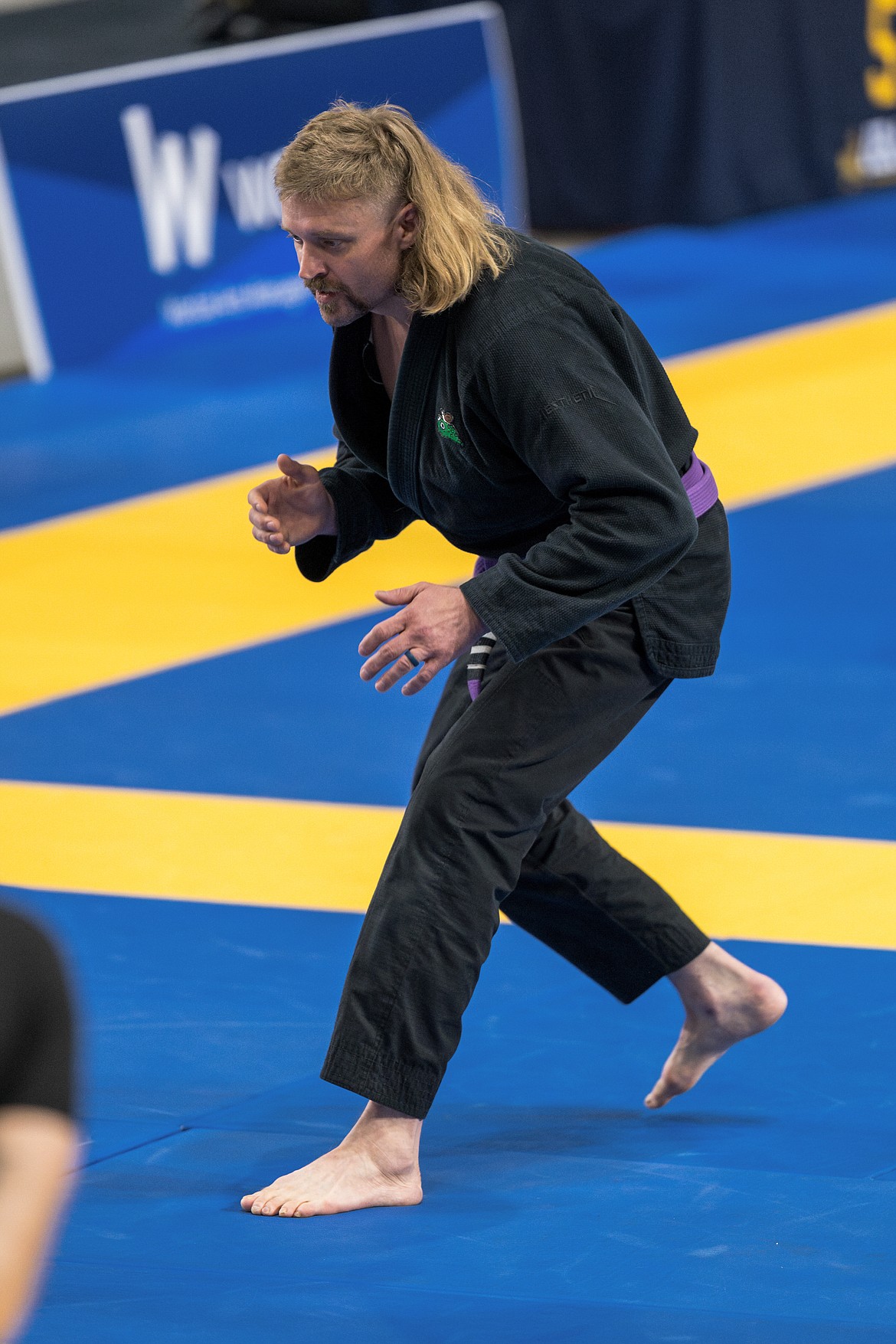 TIM HOPF/Moonhed Media
Cale Coast of Post Falls competes in the IBJJF Pan-American Jiu-Jitsu tournament last weekend in Florida.