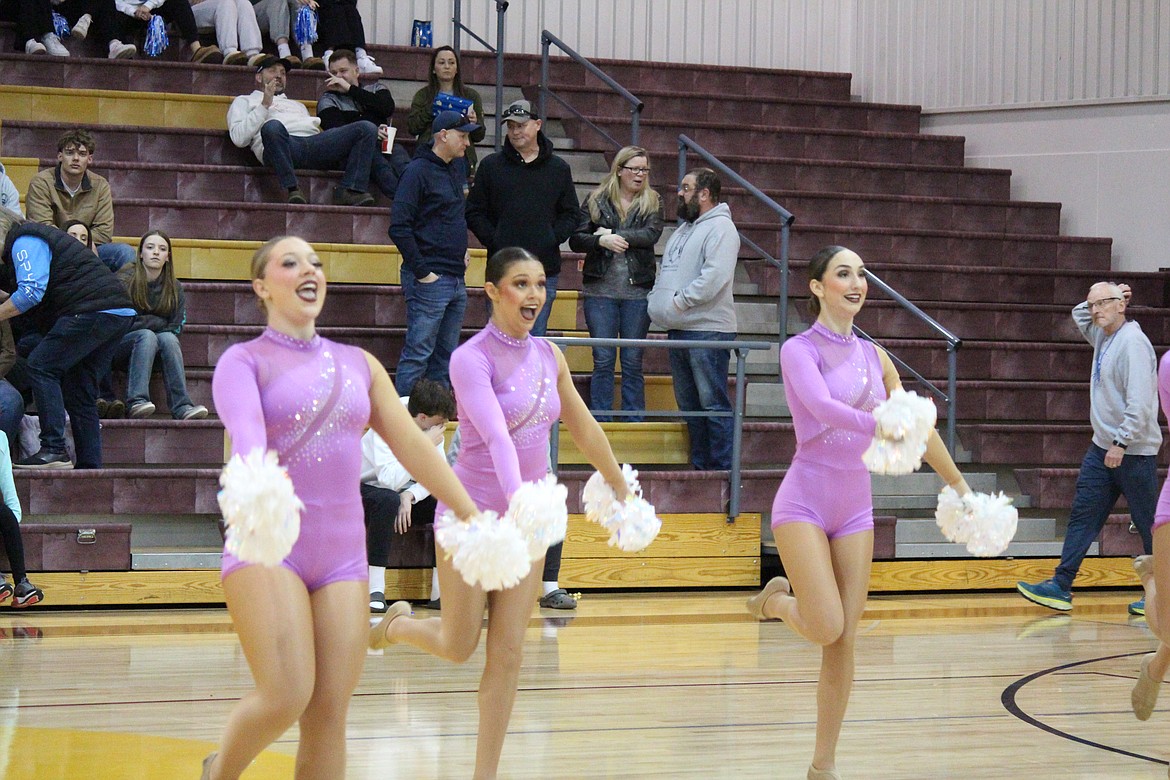 Members of the Molahiettes show their moves.