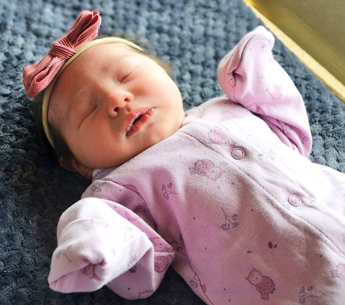 Raelynn Viola Charlo was born March 23 at the St. Luke New Beginnings Birth Center in Ronan to Lorelie Couture and Jonathon Charlo of Polson. She measured 7 lbs., 1 oz. and 20 inches long. Her maternal grandmother is Virginia Charlo of Missoula. Raelynn joins siblings Benito, Darius, SXʷPlstewé, Mali-Useli and Tahnee.