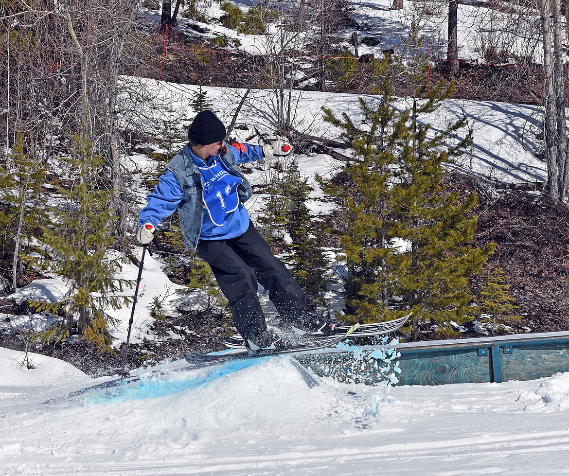 Bright smiles, big tricks and wild costumes made the 3rd annual Lady Power Park Hour a huge success at the Whitefish Mountain Resort last weekend. (Julie Engler/Whitefish Pilot)