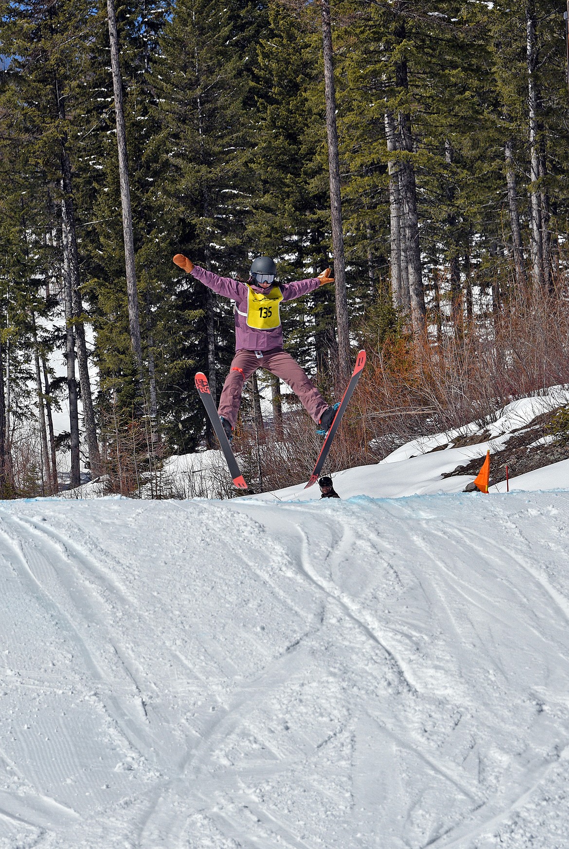 Bright smiles, big tricks and wild costumes made the 3rd annual Lady Power Park Hour a huge success at the Whitefish Mountain Resort last weekend. (Julie Engler/Whitefish Pilot)