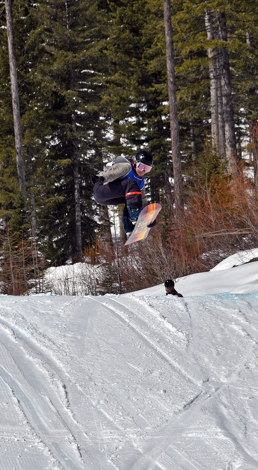 Bright smiles, big tricks and wild costumes made the 3rd annual Lady Power Park Hour a huge success at the Whitefish Mountain Resort last weekend. (Julie Engler/Whitefish Pilot)