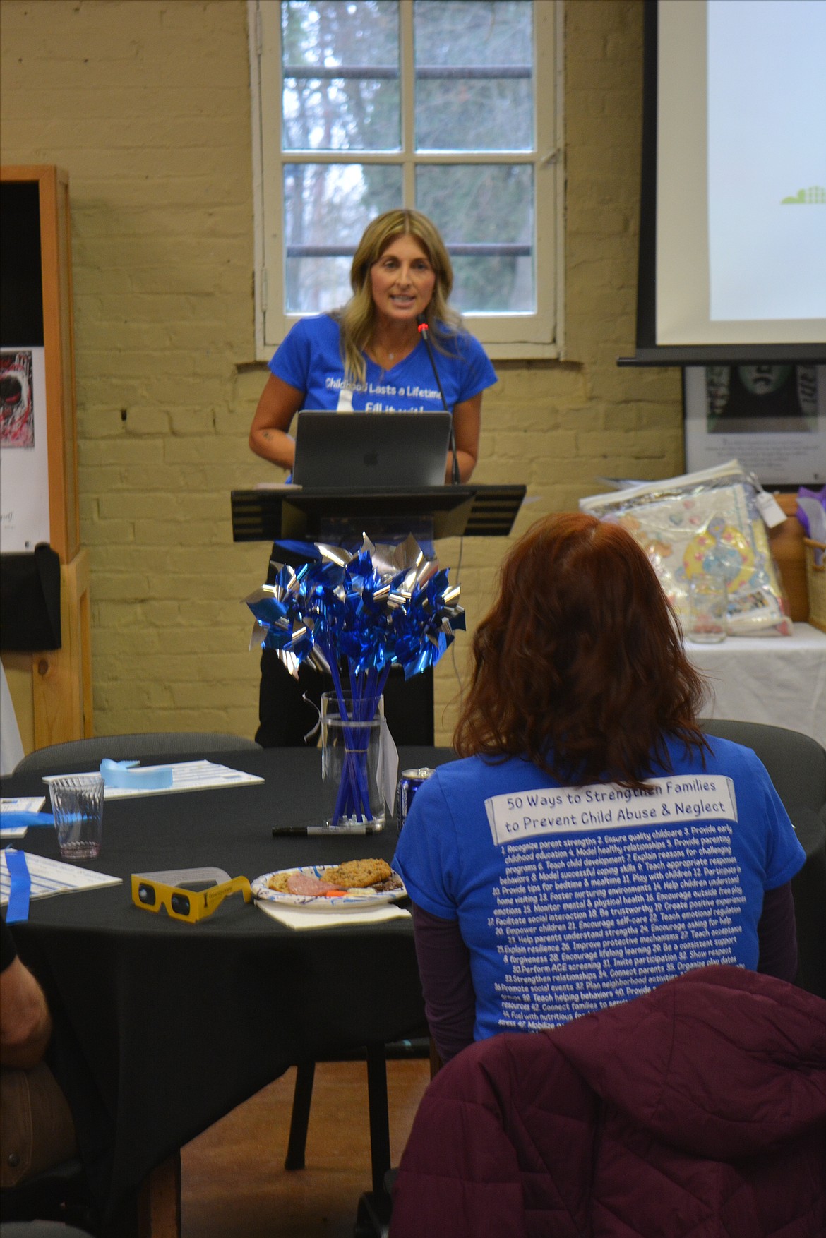 Pointing out that April is Child Abuse Prevention Month, KJ Brant of Idaho Children’s Trust Fund said communities need to band together to raise up children out of adversity.