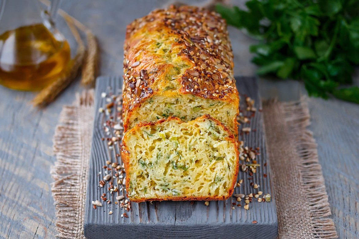 Whether made as a loaf, or as a loaf comprised of small balls, the Cheddar Cheese Loaf makes a delicious addition to any meal.