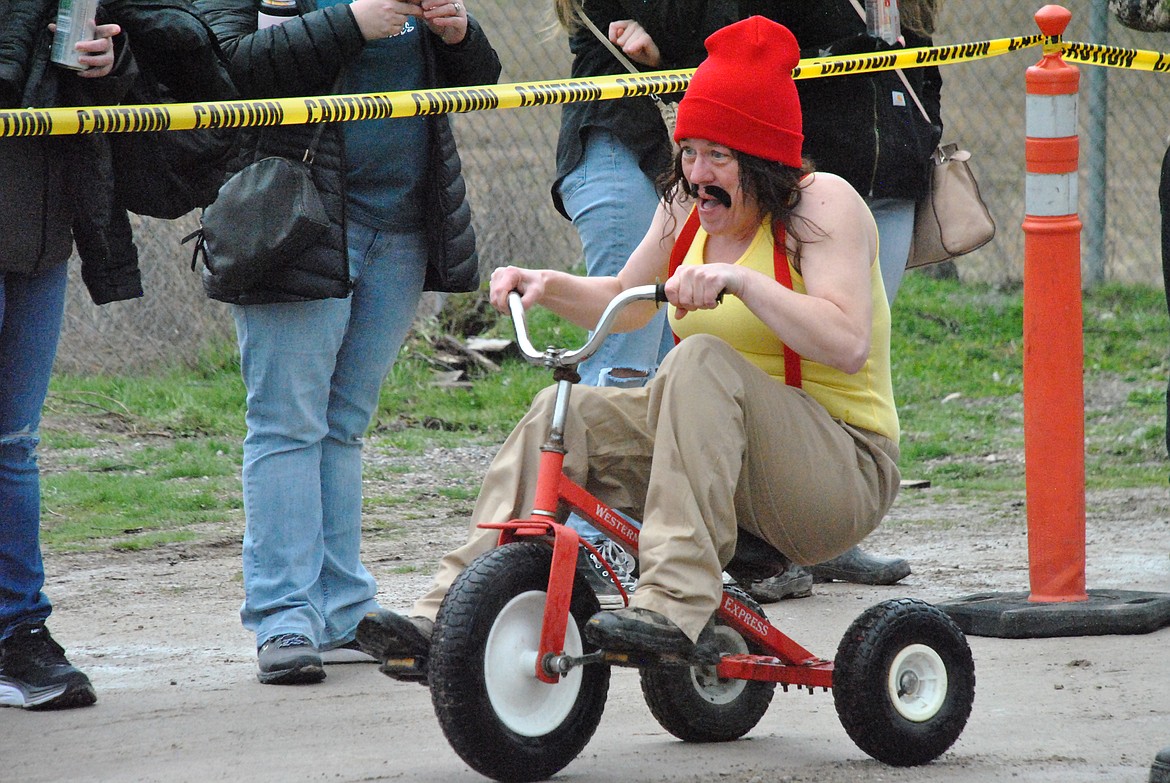 Any guesses on this trike rider in disguise? (Mineral Independent/Amy Quinlivan)