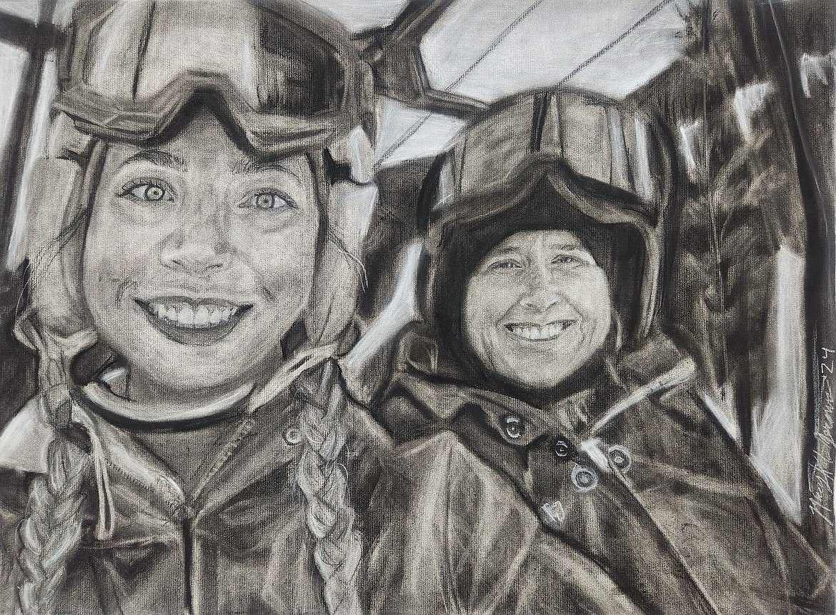 Macy Jerome was awarded third place and the People's Choice in the 2024 High School Art Exhibition of the Silver Valley. Her work, “Generational Inheritance,” will also be on display at the University of Idaho's Art and Architecture High School Exhibition.
