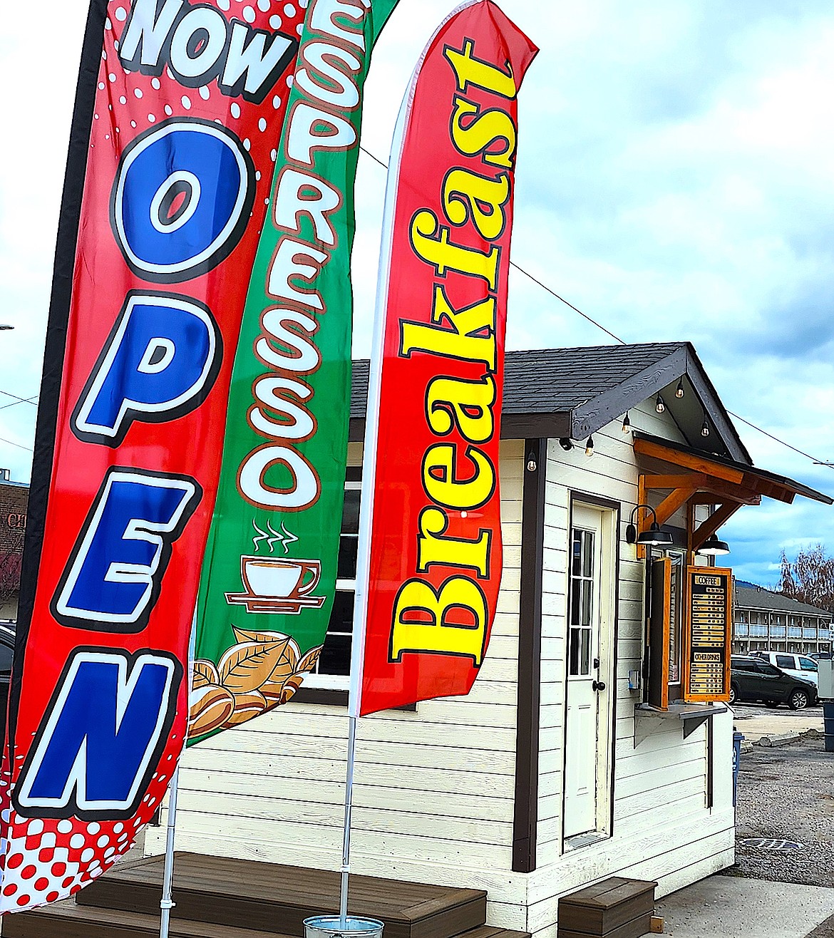 Daybreaker Coffee and Pastries is located west of NAPA Auto Parts on U.S Hwy. 93, and it features organic locally roasted coffee from Good Coffe and homemade pastries.  (Berl Tiskus/Leader)