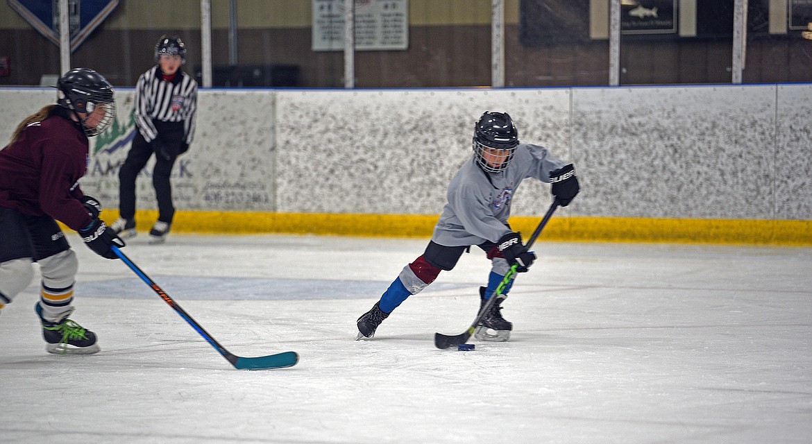 The Glacier Avalanche girls hockey program hosted its annual girls Jamboree last weekend at the Stumptown Ice Den. (Julie Engler/Whitefish Pilot)