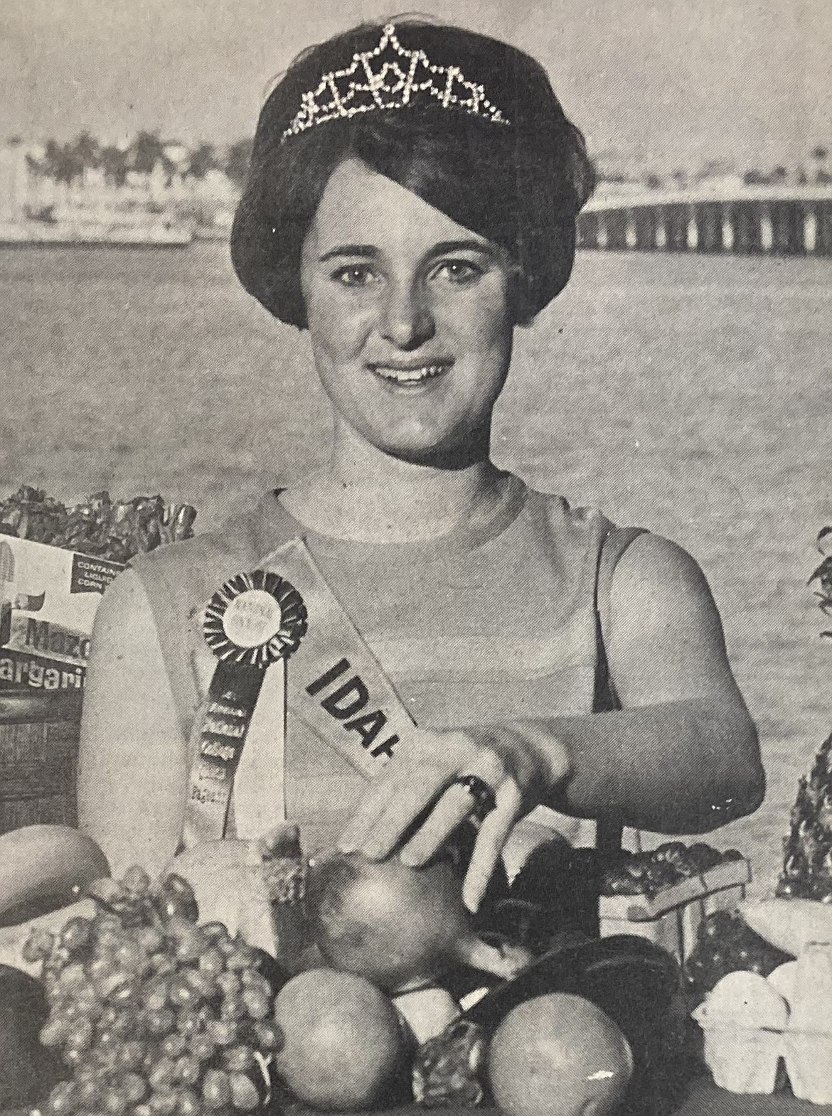 Mimi Henrickson at the National College Queen contest.