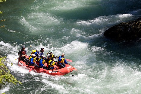 ROW Adventures operates guided whitewater trips on the St. Joe River and many North Idaho rivers.