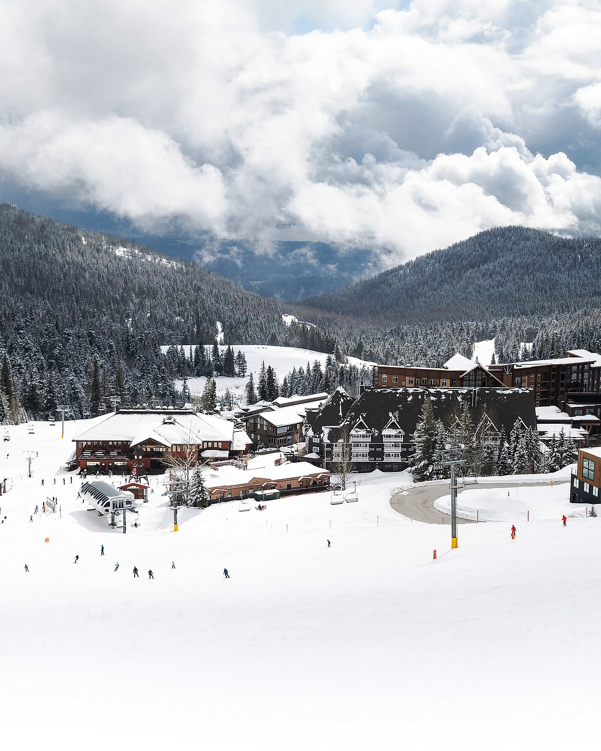 A view of the Schweitzer village from above. According to the latest Idaho Water Supply Outlook Report from the Natural Resources Conservation Service, the region's snowpack is not in good shape and could impact fisheries and recreation this summer.