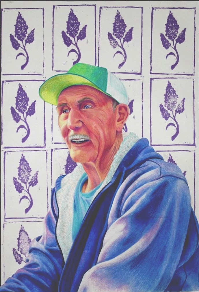 Avaleigh Fisher's "Power of a Grandfather" goes on display April 18 to May 12 in the University of Idaho's Art and Architecture High School Exhibition.