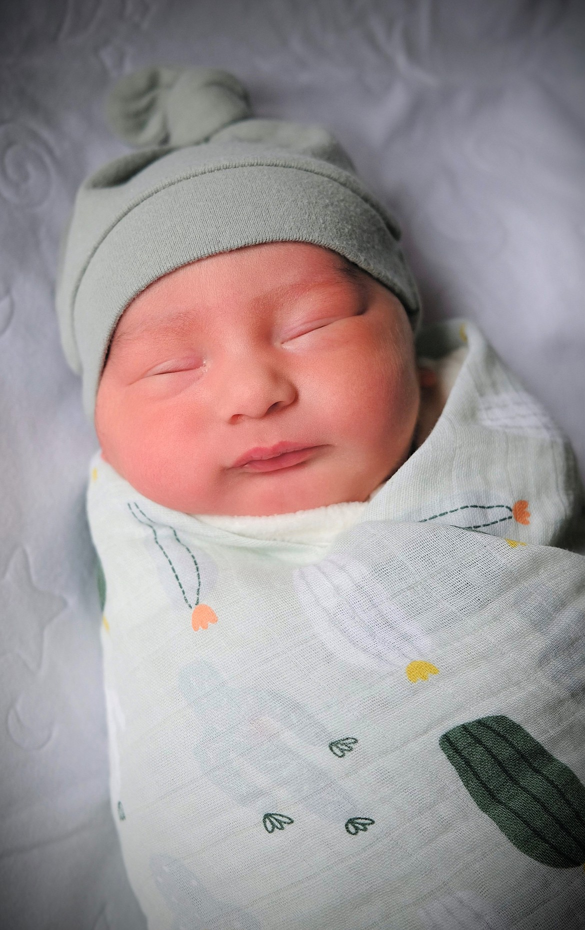 Micah Zane Templeton was born April 7 at the St. Luke New Beginnings Birth Center in Ronan to Eric Templeton and Shandeen Belanger of Pablo. He measured 7 lbs., 15 oz. and 21.5 inches long. Micah joins siblings Darrianna, Colton, Maya, Mary, Oakley and Kascious.