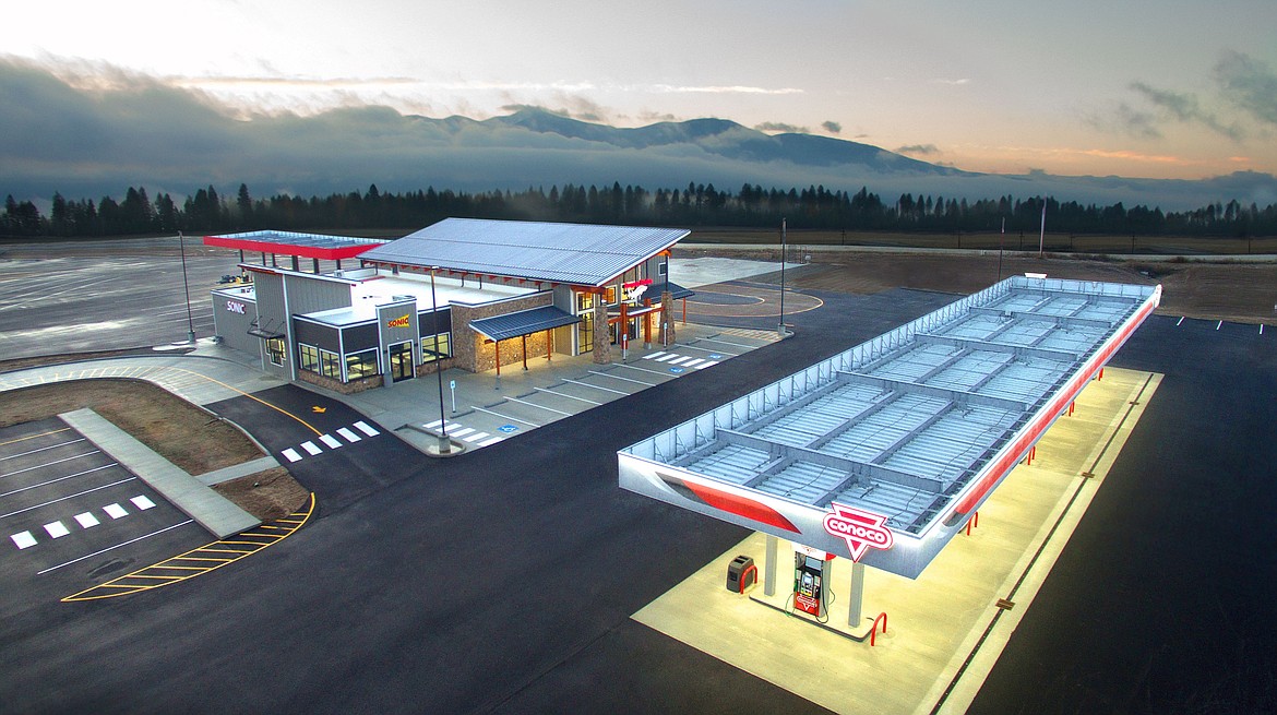 An image of the Sturgeon Station Travel Center, the newest business venture of the Kootenai Tribe of Idaho.