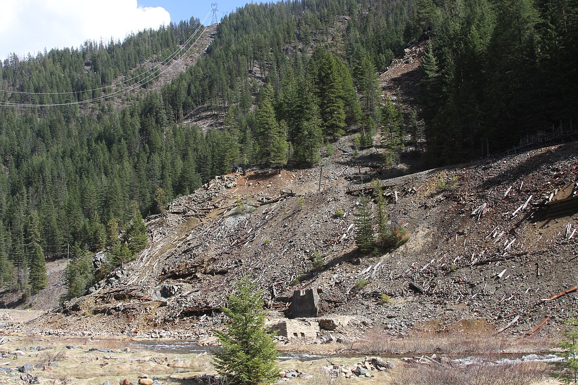 The former site of the Frisco Mine Mill.