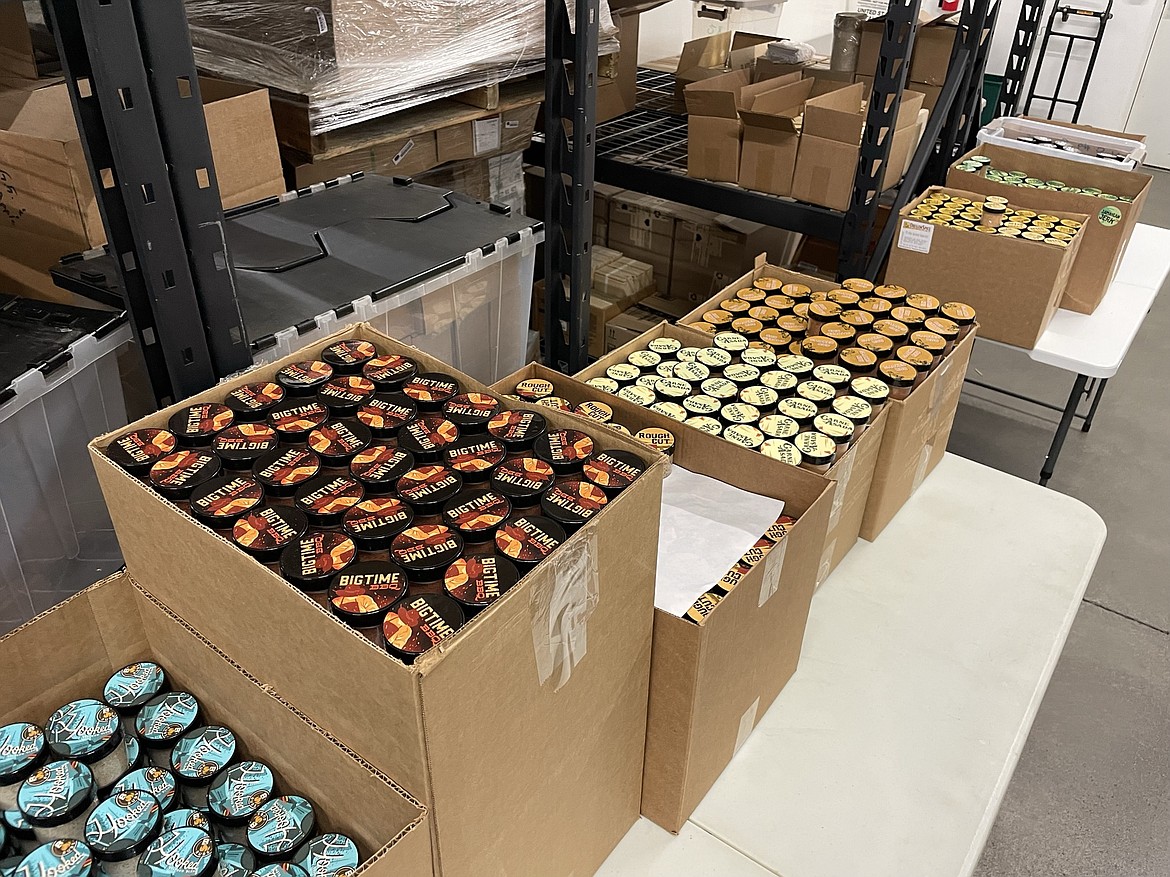 Boxes of spice bottles sit ready for shipping at B’s Rubs at the business’s location in the Port of Othello’s business incubator on South Broadway Avenue. Business incubators help make home cooks entrepreneurs along with plumbers, electricians and other professions.