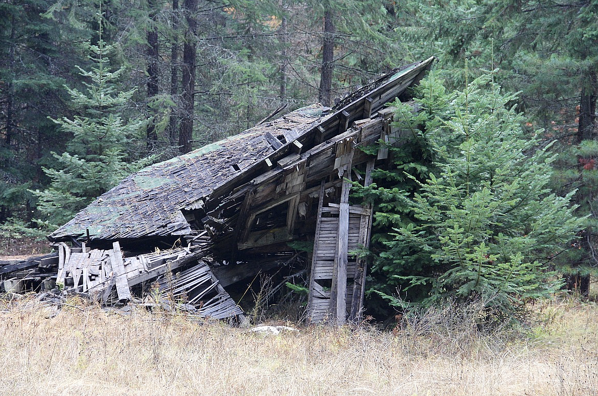 One of the few structures that remain intact at Boulder City.