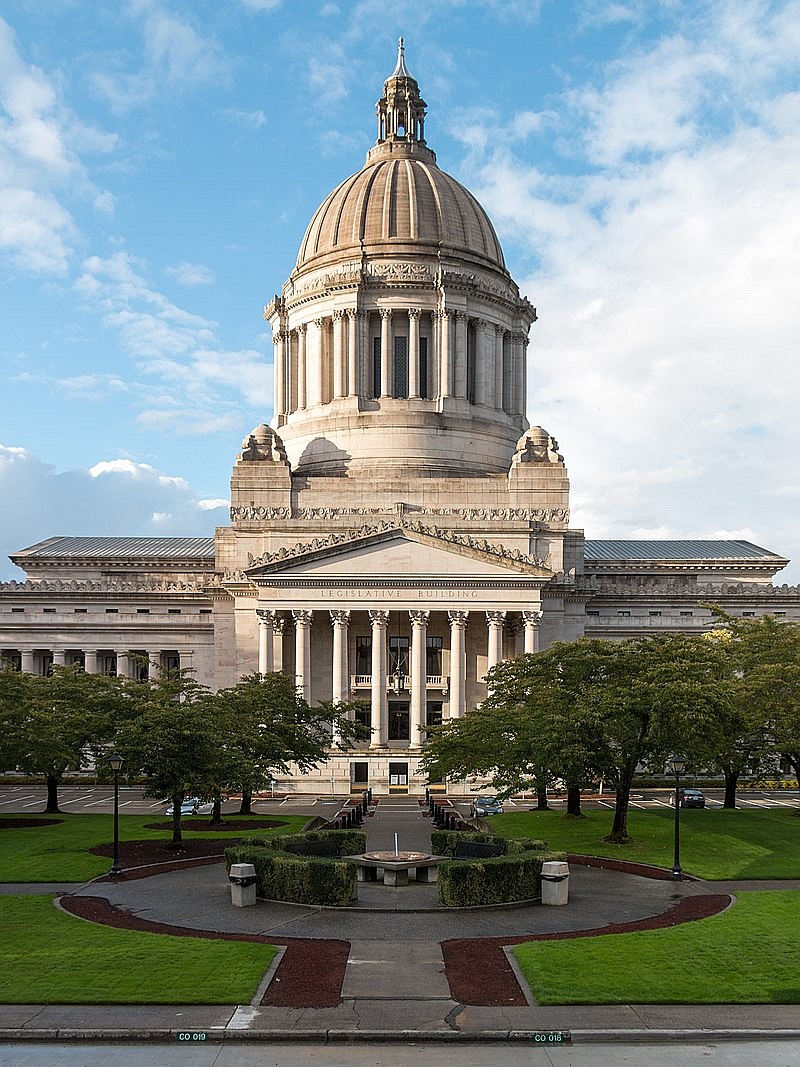 From the Washington Capitol - pictured - to courthouses and city halls across the state, spending has increased for Washington municipalities as federal pandemic aid money is utilized.