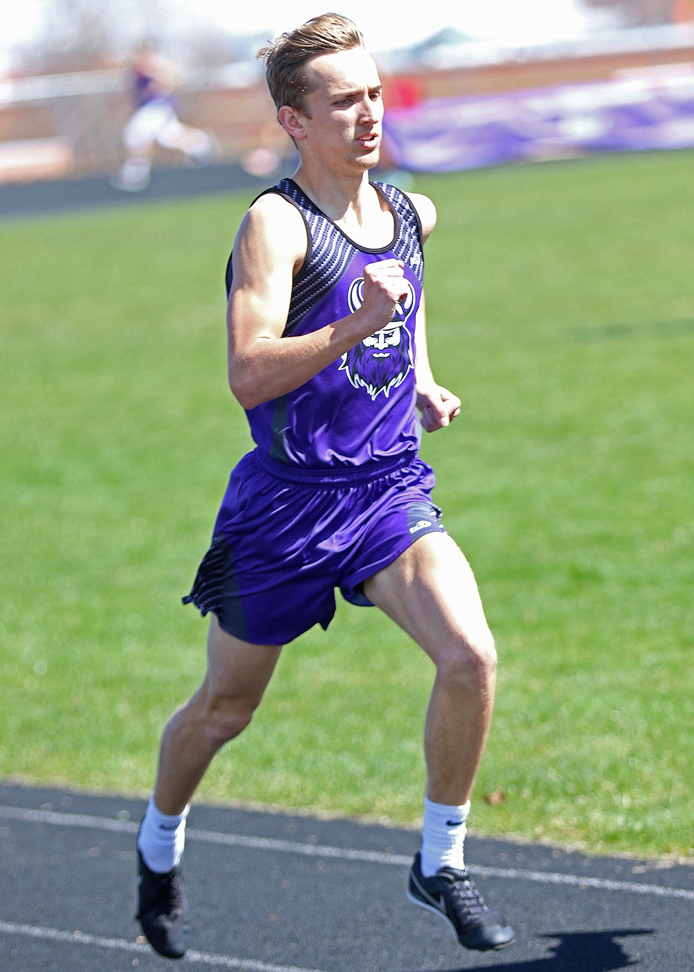 Charlo's Hayden Hollow claimed first place in the 800-meter run at the Dave Tripp Memorial Track Meet in Polson. (Bob Gunderson photo)