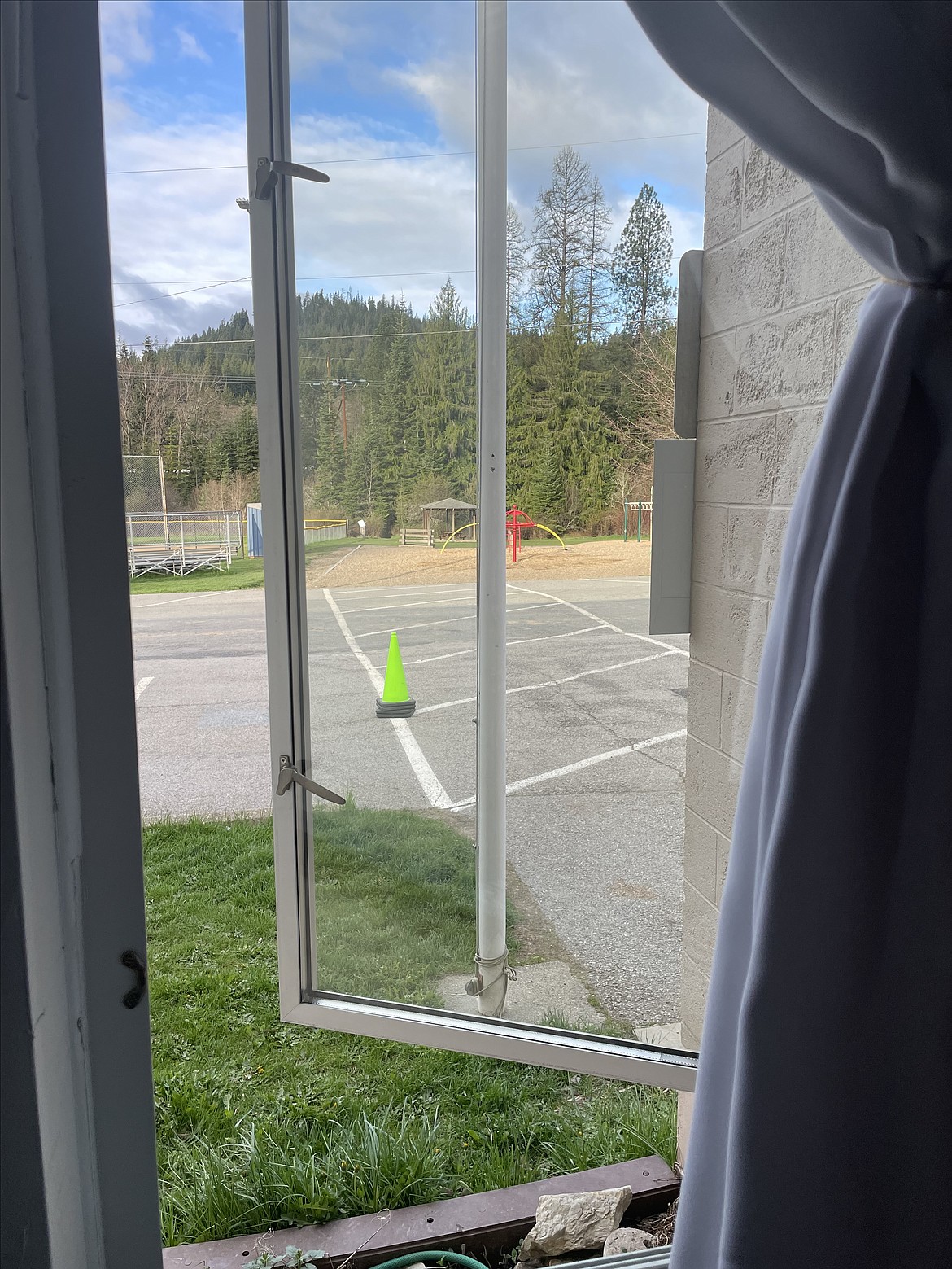 Thanks to grants through the Office of Safety and Security, Canyon Elementary School received several important safety escape windows have been added to every ground floor classroom.