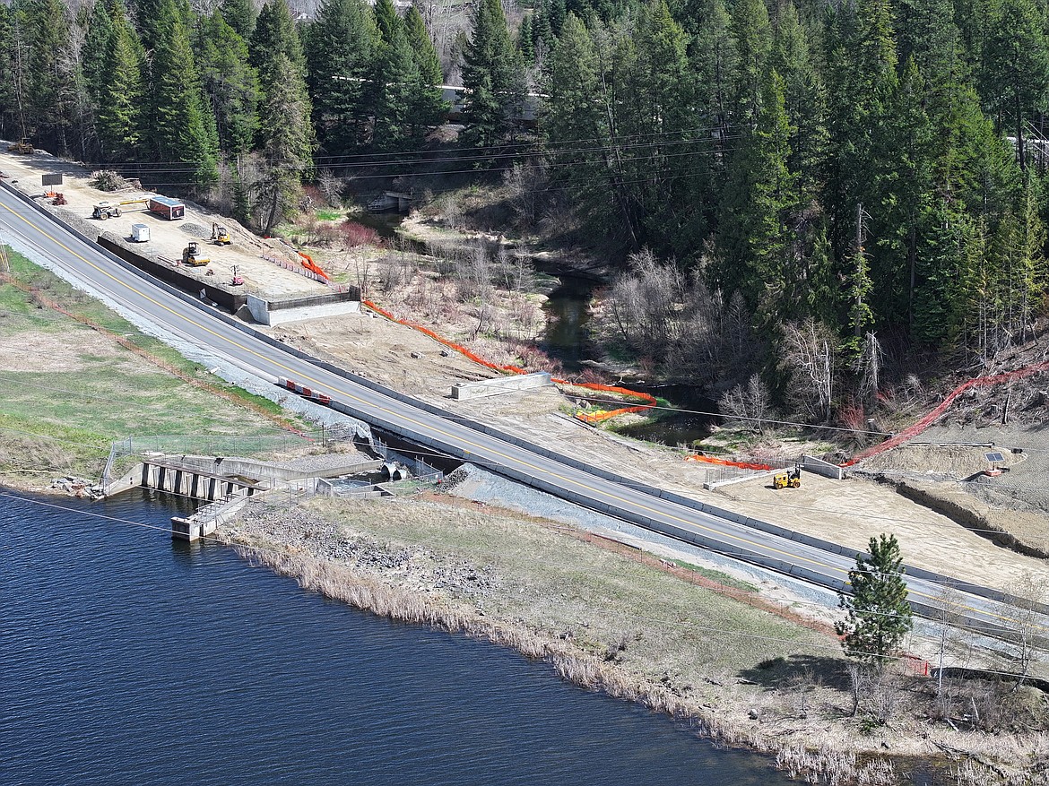 An aerial view of the McArthur Lake project.