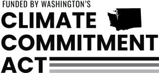 Branding such as the logo shown here is being used by government agencies in Washington to defend the controversial Climate Commitment Act.