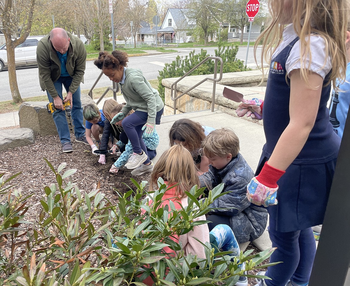 The Kindness 101 Club at Sorensen Magnet School chose to go green with by embracing gardening for a special project.
Left to right:
Jed Hinkins, Brighton Shute, Hatty Lemmon, Kennedy Tierney, Sunny Monteith, Oceana Stewart-Bryan and James Hrehor.