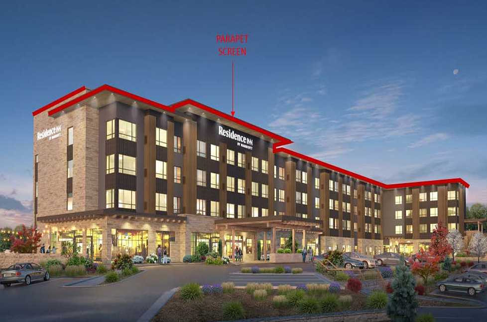 The Residence Inn Hotel is proposed on Northwest Boulevard in Coeur d'Alene.