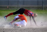 Softball squeaks past Broncs