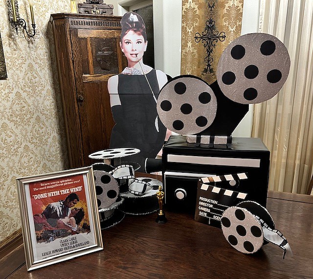 A sample of decor that will set the mood at the 3Cs 25th anniversary Silver Screen Dinner and Fashion Show, which will be May 16 at The Coeur d'Alene Resort.