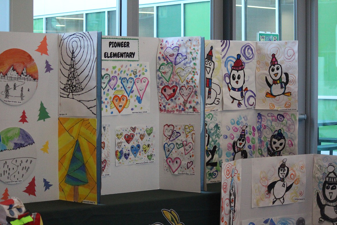Students from all over the Quincy School District displayed their artwork on Arts Night.