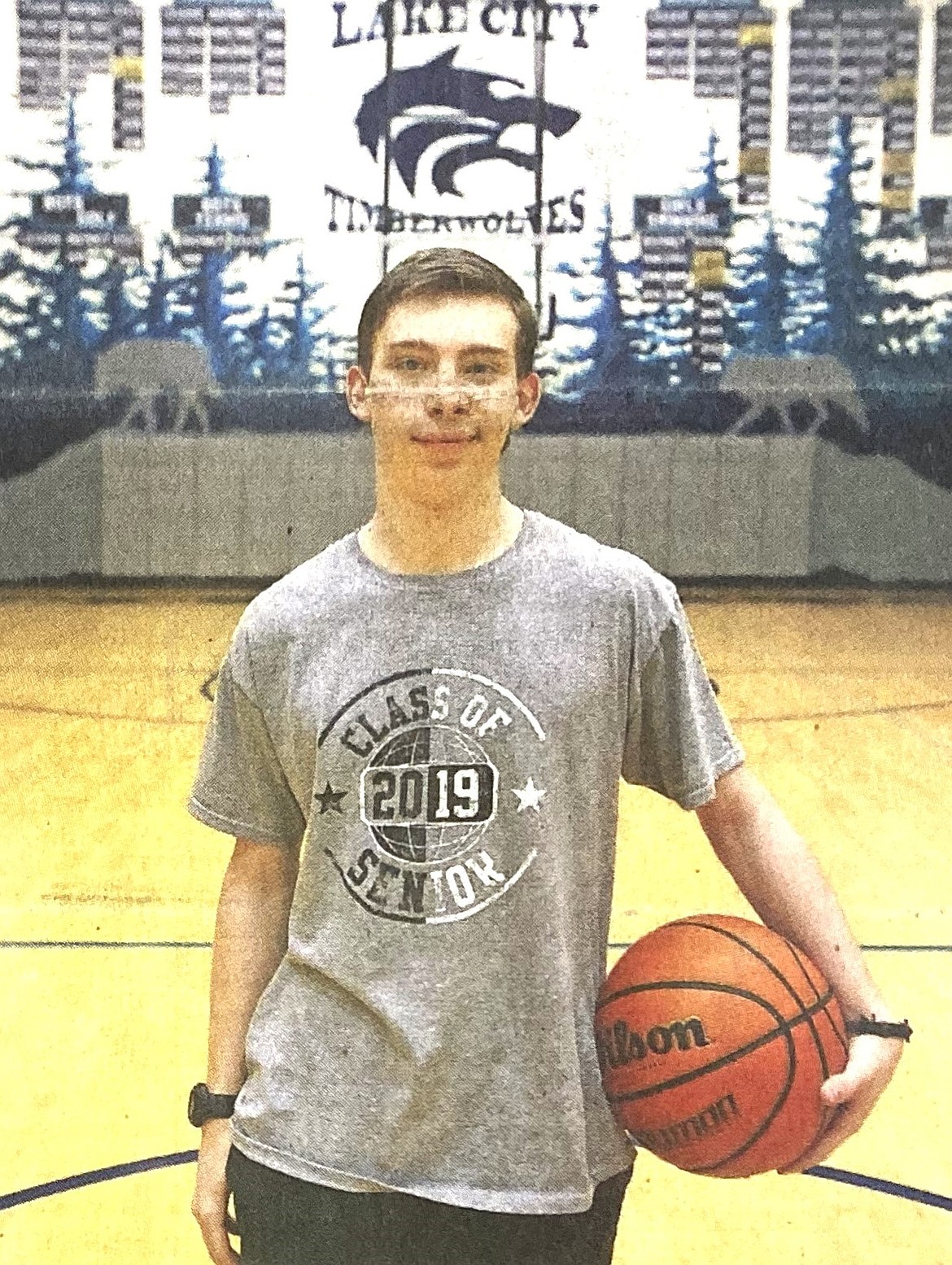 Lake City High senior Blake Stilkey pursues a perfect attendance record.