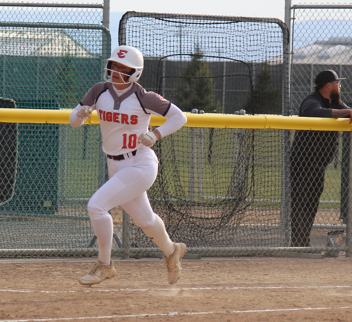 Olivia Bicondova heads for home in Ephrata’s win over Quincy Tuesday.