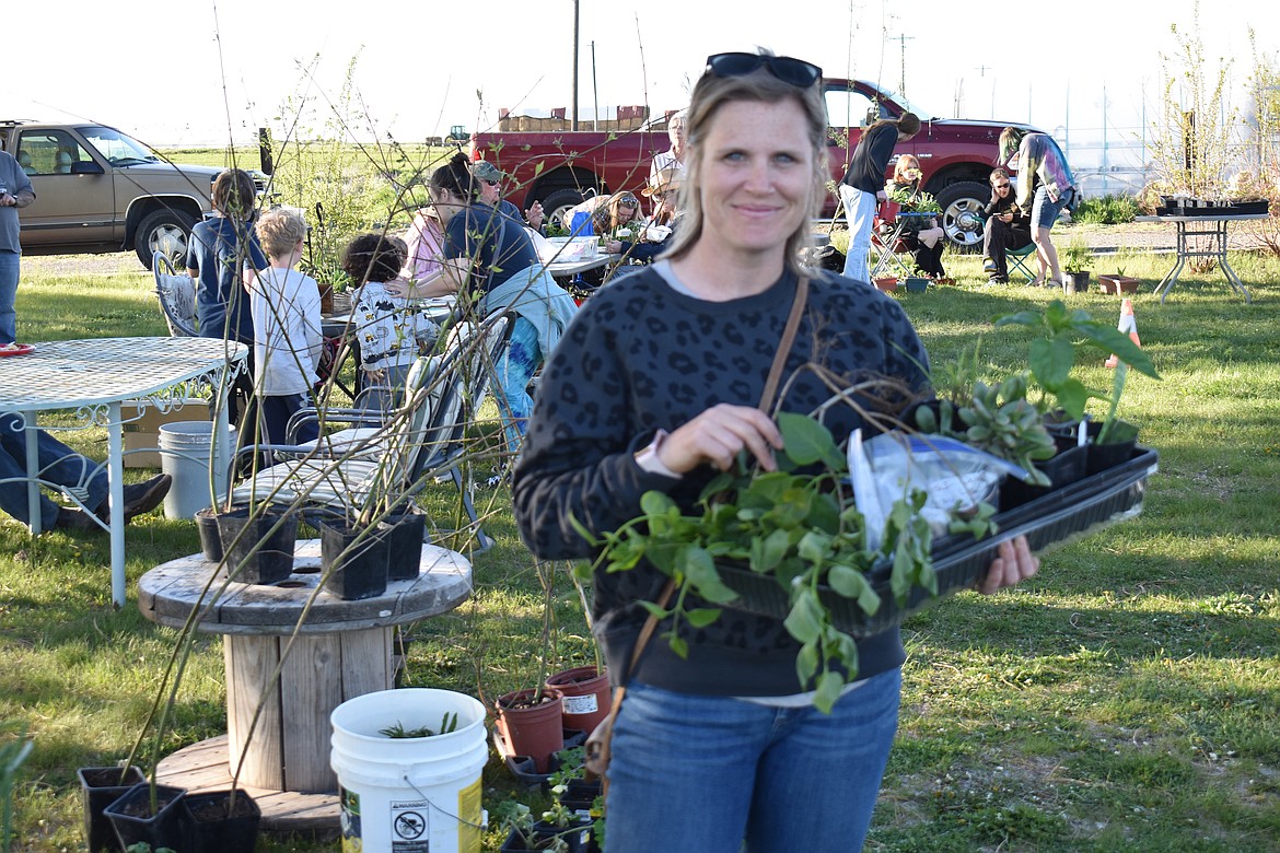 Gardener Shawnee Haderlie collected a variety of plants for her brand-new garden.