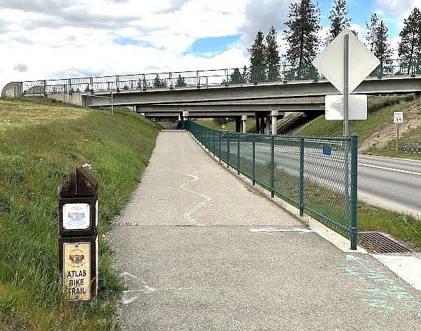 A section of Coeur d'Alene's Atlas Bike Trail will be closing due to a soil swap between the city and Ignite cda.