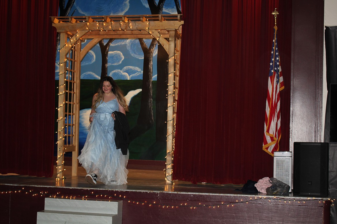 Everyone who attended the prom were introduced on stage before entering the dance floor.