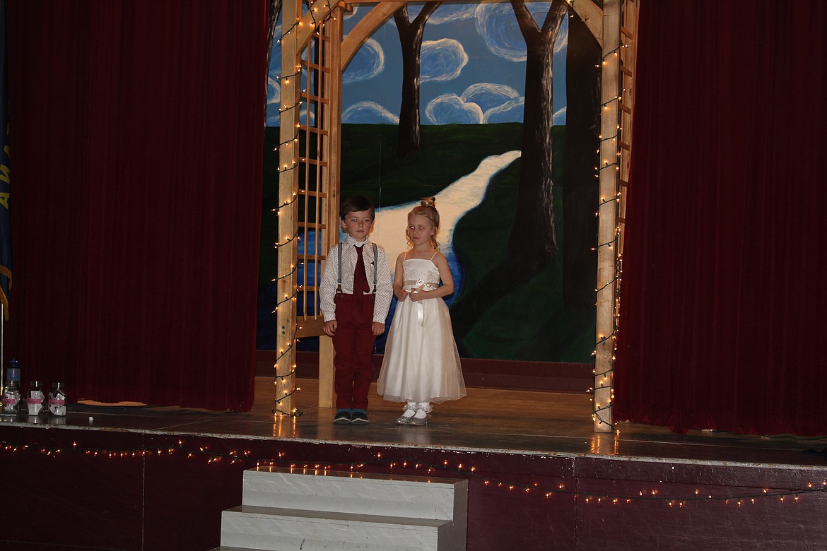 This couple started the procession and then performed their duty as the sash, hat and crown presenter to the 2024 Alberton prom royalty.