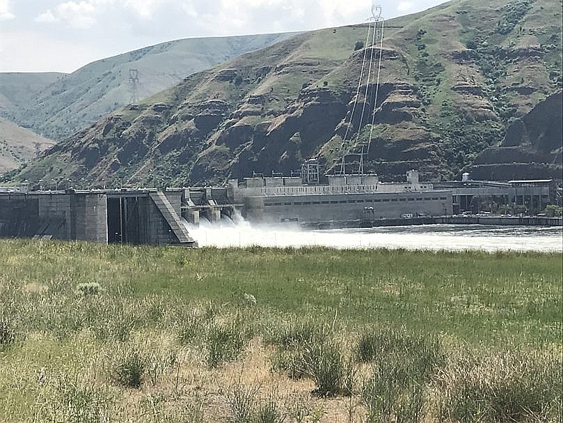 The Lower Granite Dam, a Lower Snake River dam, one of four being considered for removal. Those concerned with salmon populations believe removing the dams could aid in preserving the species, while those against it say the dams help pay for salmon preservation programs.