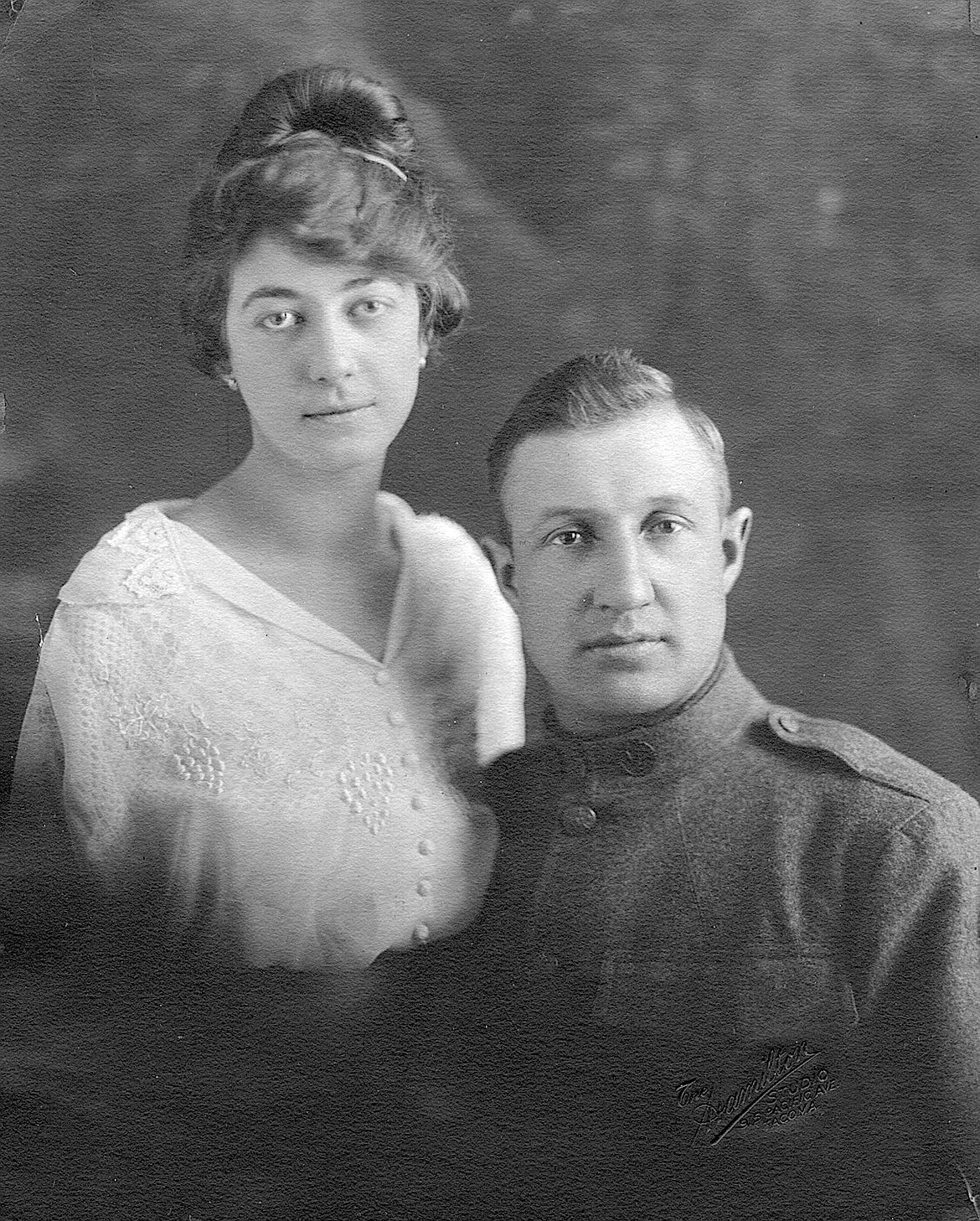 Albia and John Bockman, circa 1920, Libby, Montana. (Photo courtesy Bockman Putman family)