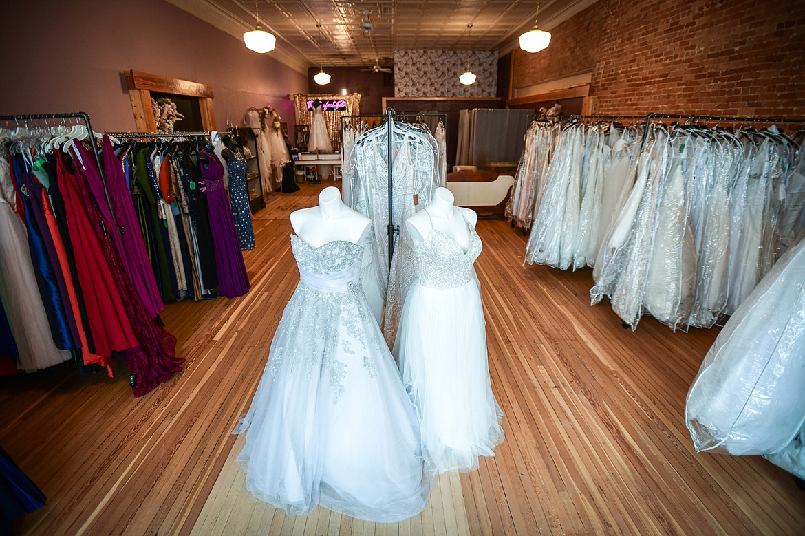 Perfect Fit Bridal in Kalispell on Tuesday, April 30. (Casey Kreider/Daily Inter Lake)