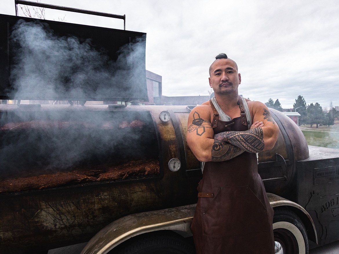 Stephen Kina, owner of Flathead Valley-based 406 BBQ, will be serving his Asian and Hawaiian fusion barbecue at this year’s Kentucky Derby on Saturday. (Photo courtesy of Aaron Sharp)