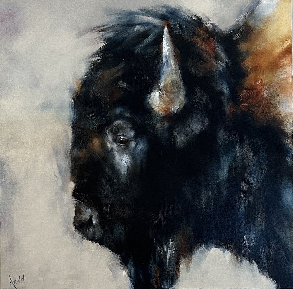 "Onward," by Kallie Audet, oil on canvas. (Photo provided)