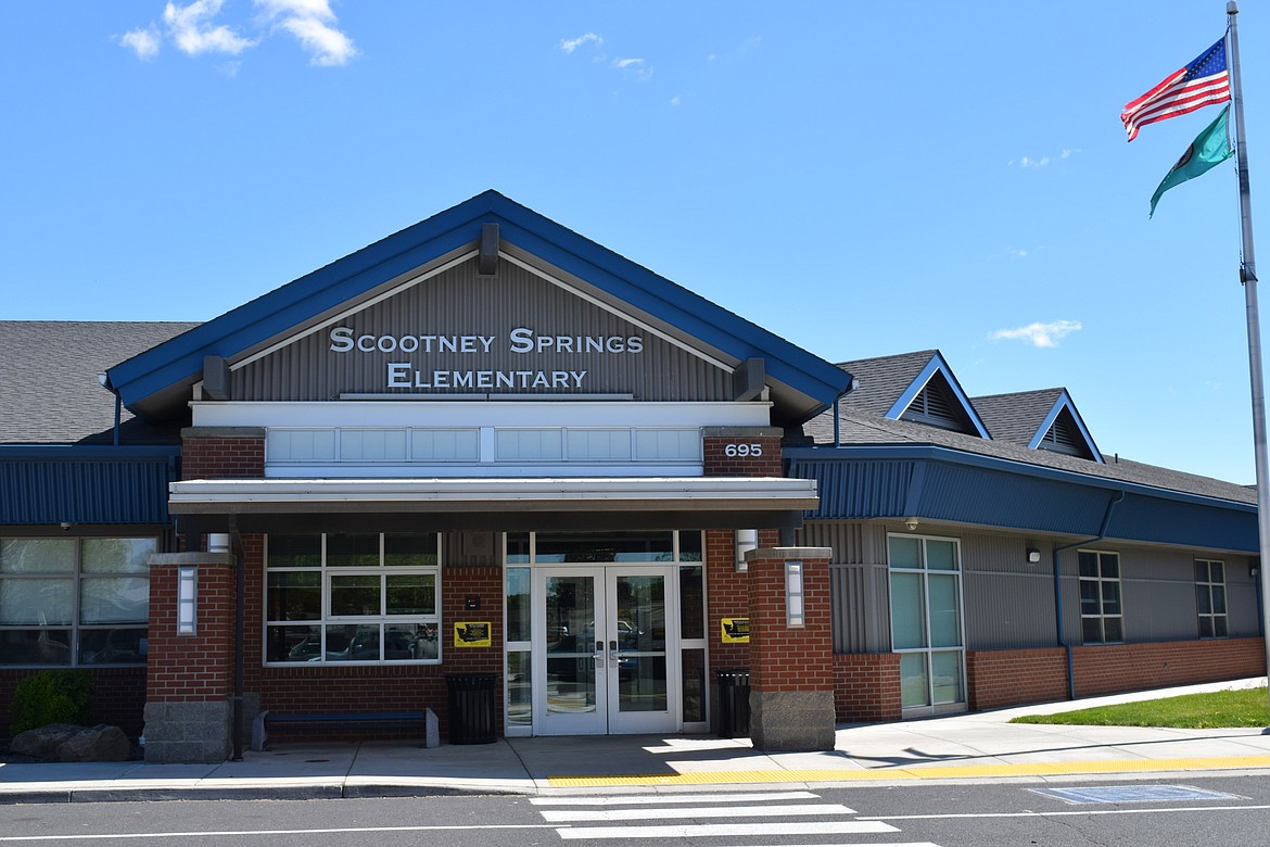 Exterior of Othello’s Scootney Springs Elementary school. Representatives of Scootney Springs recently attended an Othello School Board regular meeting to discuss the school’s recent priorities and focuses in their education.